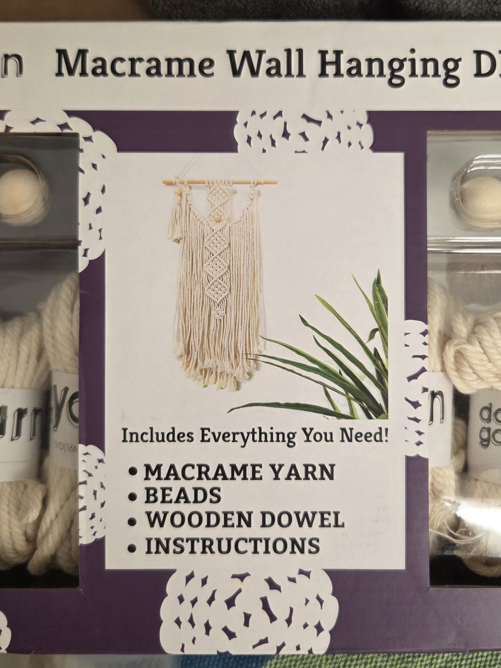 Darn‎ Good Yarn Macrame Wall Hanging Kit *New In Box